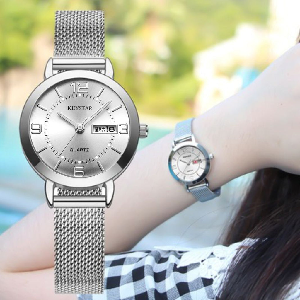 simple waterproof luminous watch for ladies