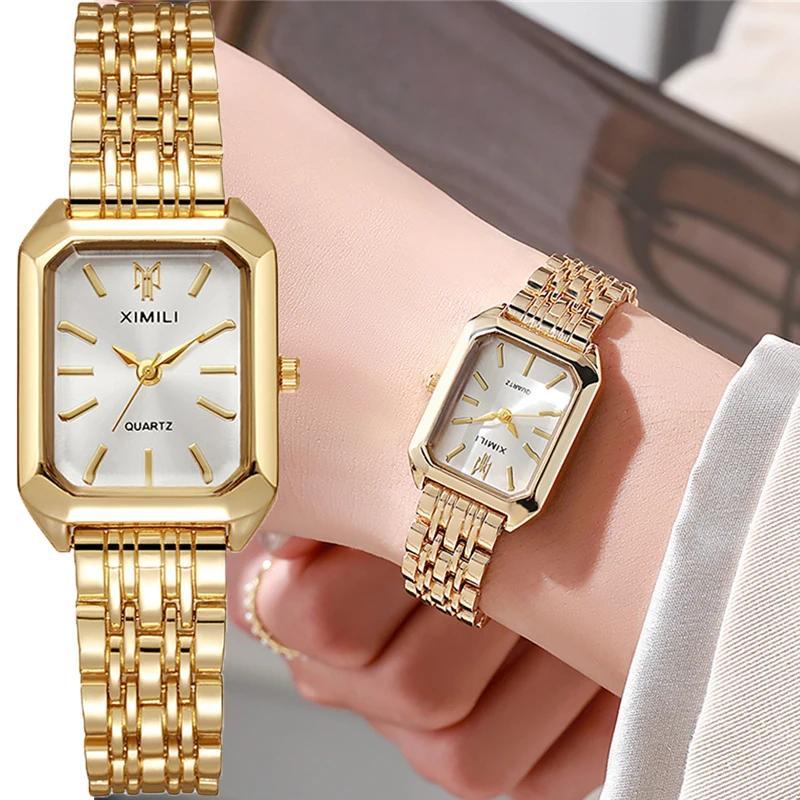 Ladies Quartz Watch with Steel Band