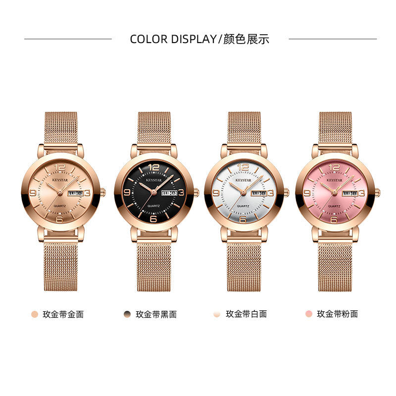 simple waterproof luminous watch for ladies