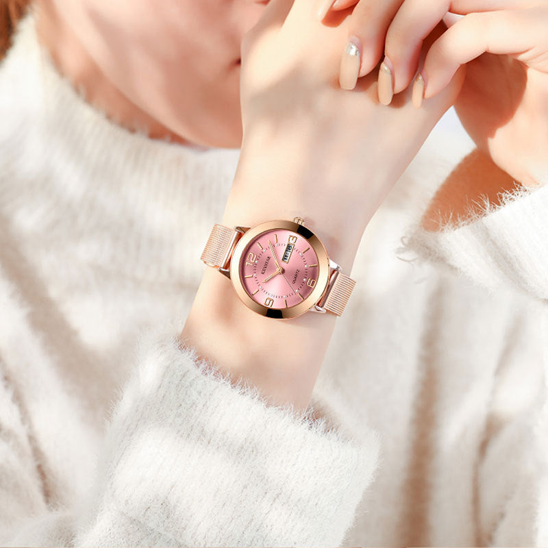 simple waterproof luminous watch for ladies