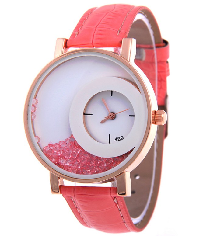 Full Drilling Quicksand Female Watches Female