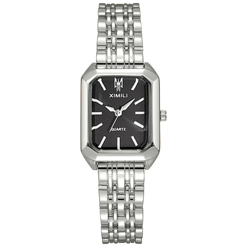 Ladies Quartz Watch with Steel Band