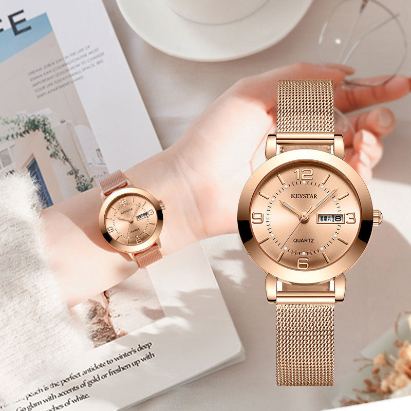 simple waterproof luminous watch for ladies