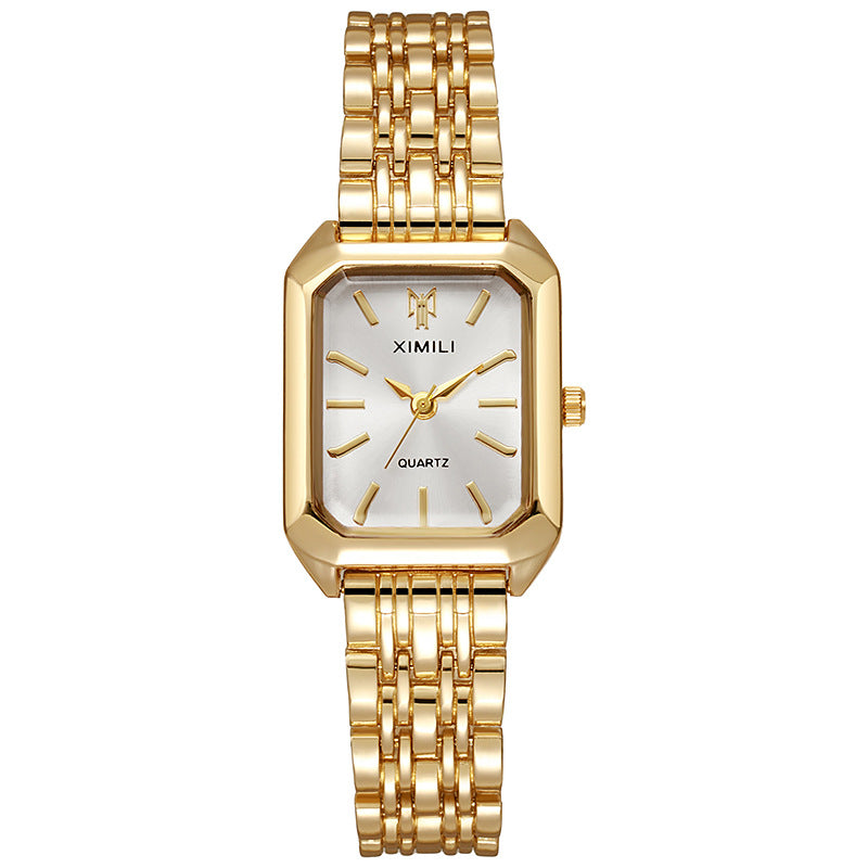 Ladies Quartz Watch with Steel Band