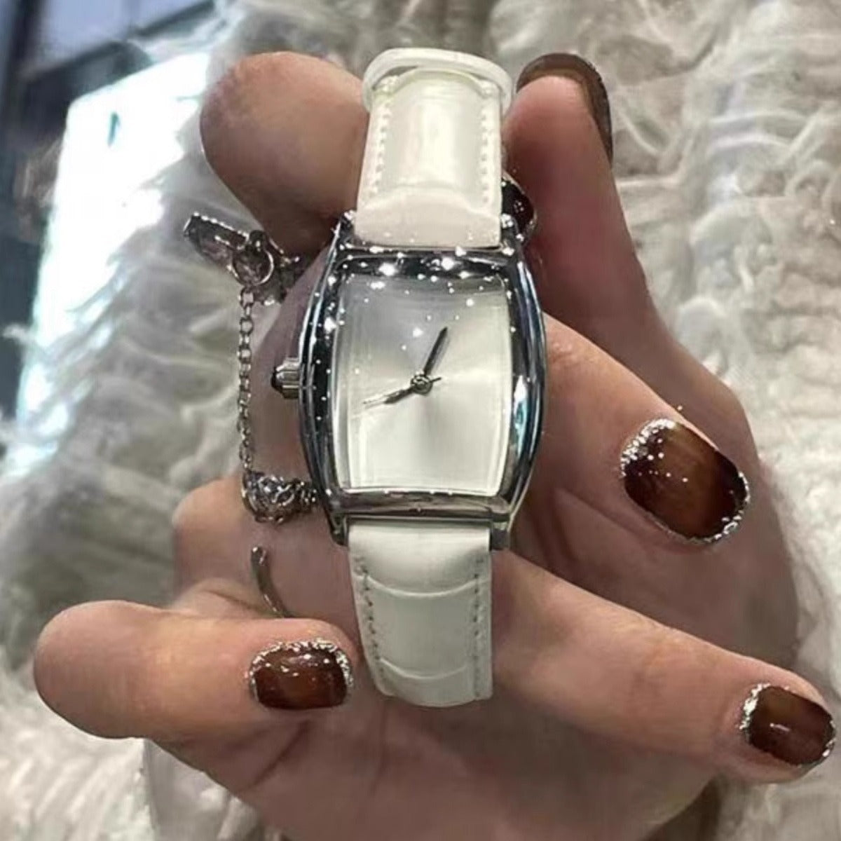 Waterproof Leisure Tonneau Women Watches