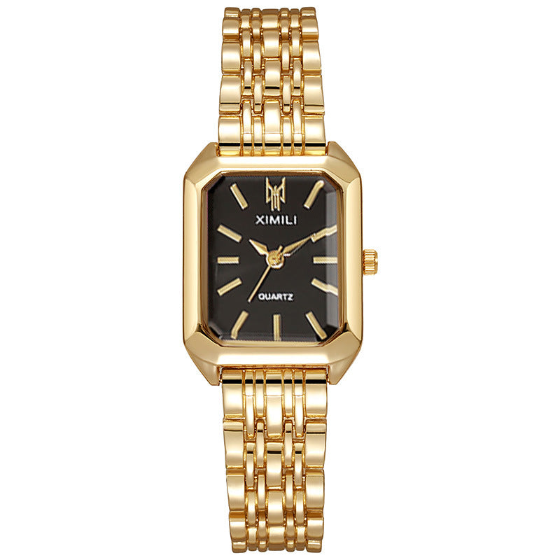 Ladies Quartz Watch with Steel Band