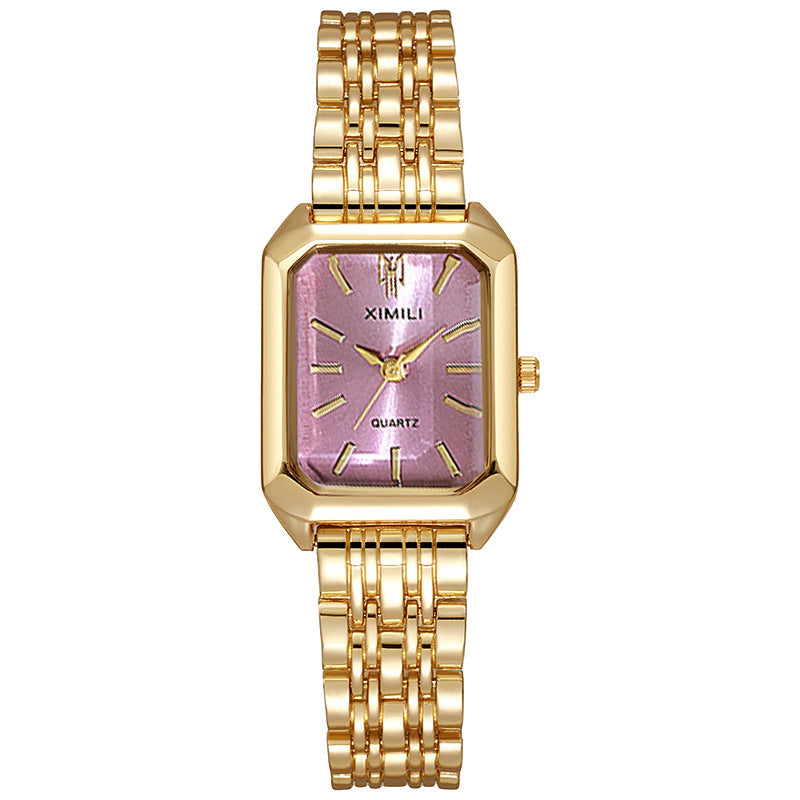 Ladies Quartz Watch with Steel Band